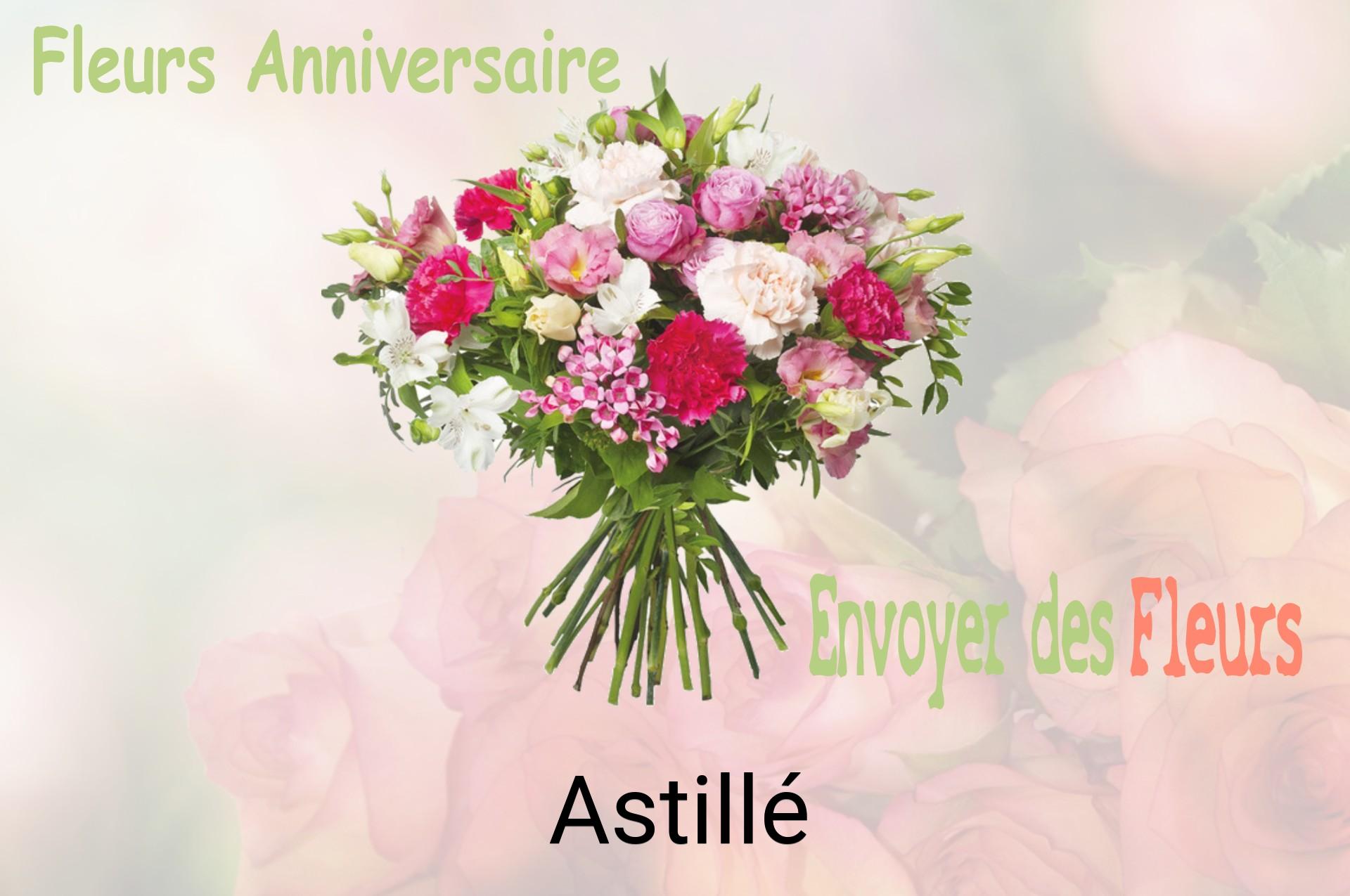 Bouquet de fleurs d’anniversaire livré à Astillé